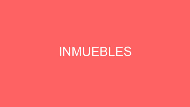 Inmuebles
